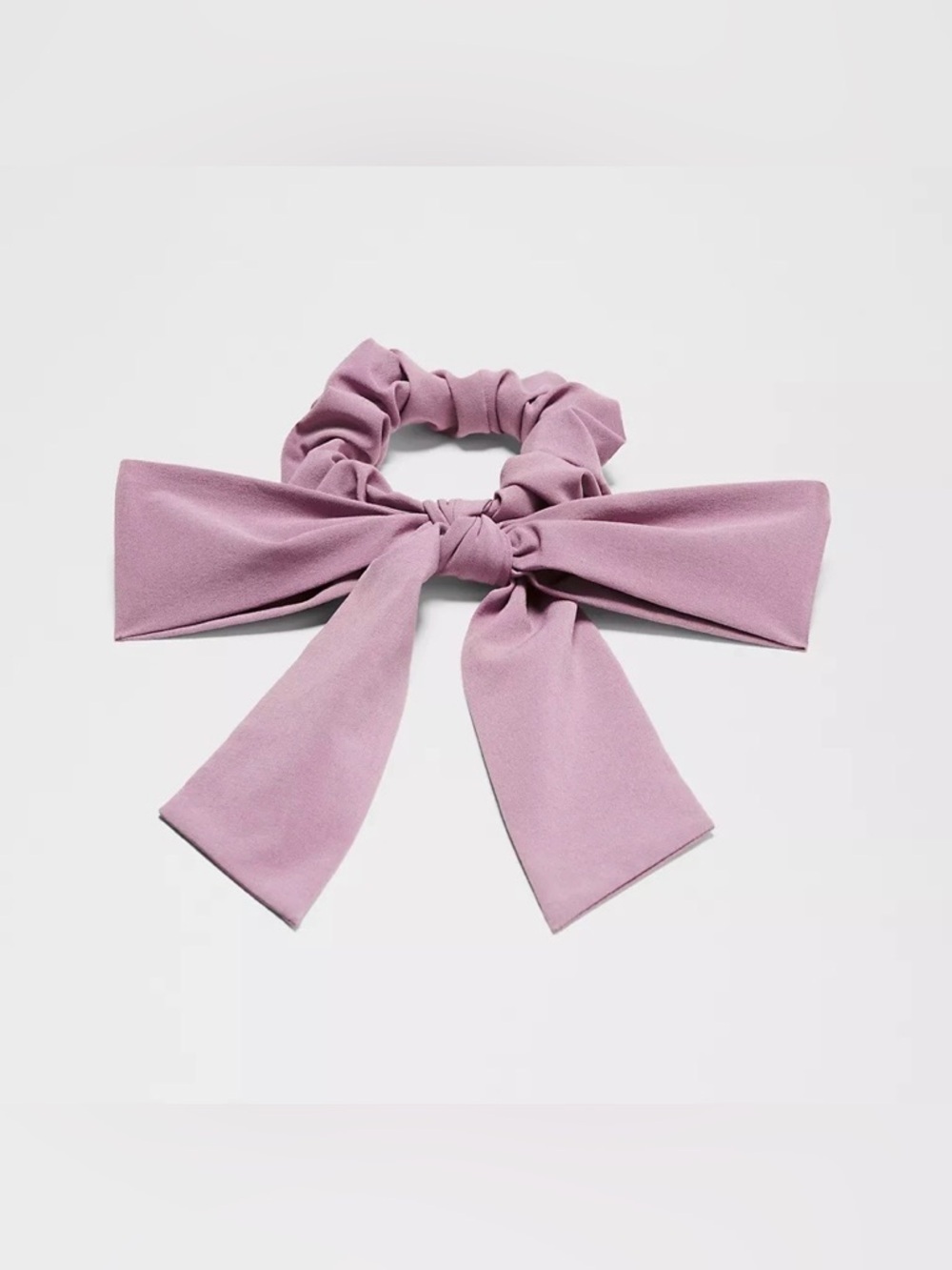 Lululemon Scrunchie Big Bow Large Light Neutral Rose